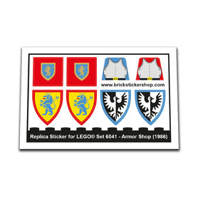 Replacement Sticker for Set 6041 - Armor Shop