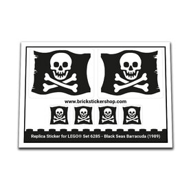 Replacement Sticker for Set 6285 - Black Seas Barracuda