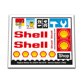 Replacement Sticker for Set 6378 - Service Station