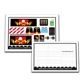 Replacement Sticker for Set 6385 - Fire House-I