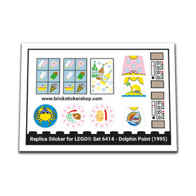 Replacement Sticker for Set 6414 - Dolphin Point