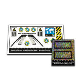 Replacement Sticker for Set 6456 - Mission Control