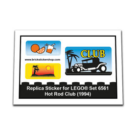Replacement Sticker for Set 6561 - Hot Rod Club