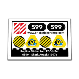 Replacement Sticker for Set 6599 - Shark Attack