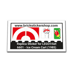 Replacement Sticker for Set 6601 - Ice Cream Cart