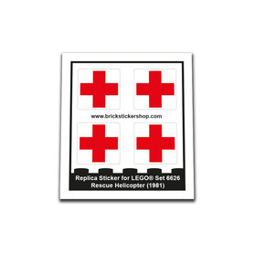 Replacement Sticker for Set 6626 - Rescue Helicopter