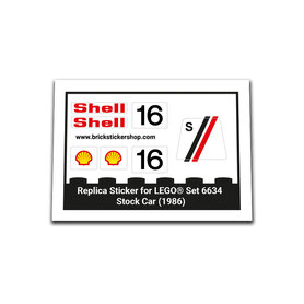 Replacement Sticker for Set 6634 - Stock Car
