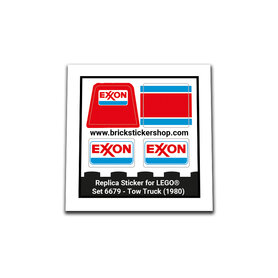 Replacement Sticker for Set 6679 - Tow Truck