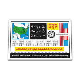Replacement Sticker for Set 5235 - Schoolroom