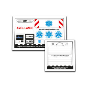 Replacement Sticker for Set 4431 - Ambulance