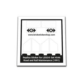 Replacement Sticker for Set 4546 - Road and Rail Maintenance