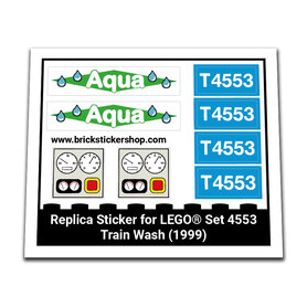 Replacement Sticker for Set 4553 - Train Wash
