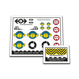 Replacement Sticker for Set 4555 - Cargo Station