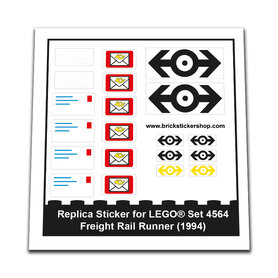 Replacement Sticker for Set 4564 - Freight Rail Runner