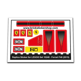 Replacement Sticker for Set 10248 - Ferrari F40