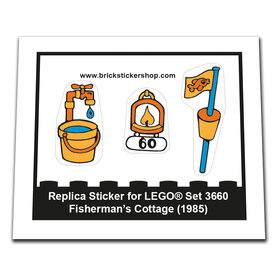 Replacement Sticker for Set 3660 - Fisherman's Cottage