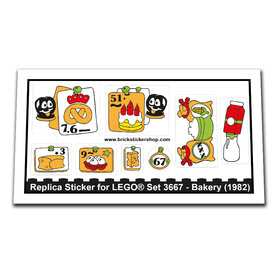 Replacement Sticker for Set 3667 - Bakery