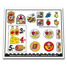 Replacement Sticker for Set 3675 - General Store