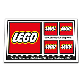 Replacement Sticker for Set 3723 - Minifigure