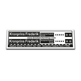 Replacement Sticker for Set 1660 - Kronprins Frederik Ferry