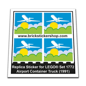 Replacement Sticker for Set 1772 - Airport Container Truck