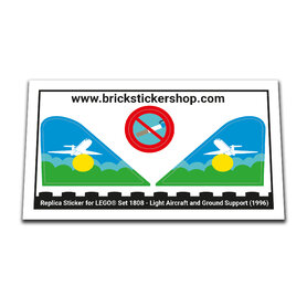 Replacement Sticker for Set 1808 - Light Aircraft and Ground Support