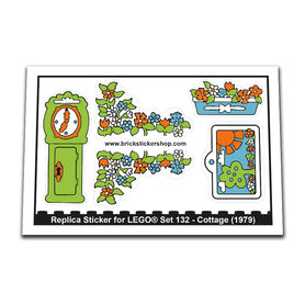 Replacement Sticker for Set 132 - Cottage
