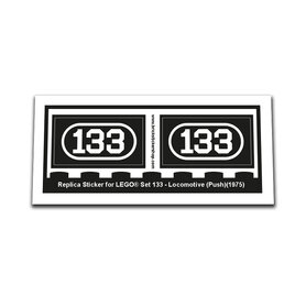 Replacement Sticker for Set 133 - Locomotive (push)