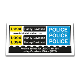 Replacement Sticker for Set 394 - Harley-Davidson 1000cc