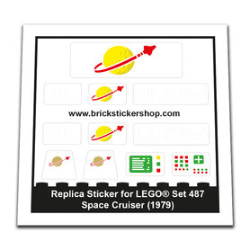 Replacement Sticker for Set 487 - Space Cruiser