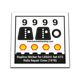 Replacement Sticker for Set 673 - Rally Repair Crew