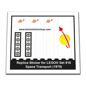 Replacement Sticker for Set 918 - Space Transport