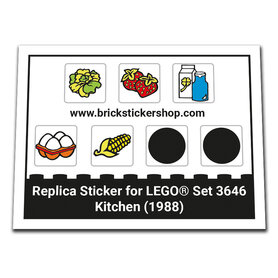 Replacement Sticker for Set 3646 - Kitchen