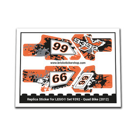 Replacement Sticker for Set 9392 - Quad Bike