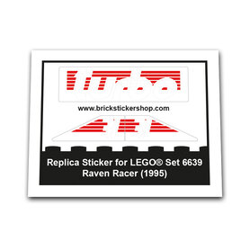 Replacement Sticker for Set 6639 - Raven Racer