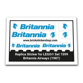 Replacement Sticker for Set 1599 - Britannia Airways