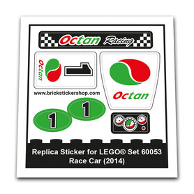 Replacement Sticker for Set 60053 - Race Car