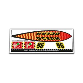Replacement Sticker for Set 7244 - Speedboat