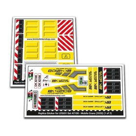 Replacement Sticker for Set 42108 - Mobile Crane