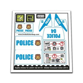 Replacement Sticker for Set 60139 - Mobile Command Center