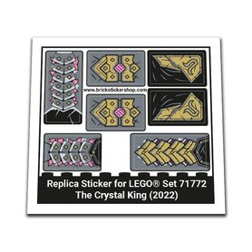 Replacement Sticker for Set 71772 - The Crystal King