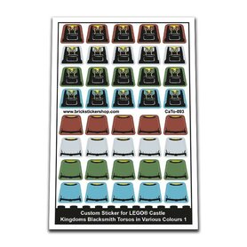 Custom Sticker - Kingdoms Blacksmith Torsos Various Colours 1