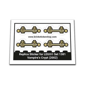 Replacement Sticker for Set 1381 - Vampire's Crypt