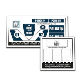 Replacement Sticker for Set 60069 - Swamp Police Station