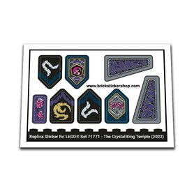 Replacement Sticker for Set 71771 - The Crystal King Temple