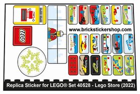 Replacement Sticker for Set 40528 - Lego Store