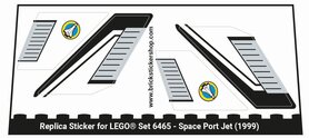 Replacement Sticker for Set 6465 - Space Port Jet