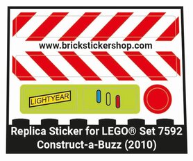 Replacement Sticker for Set 7592 - Construct-a-Buzz