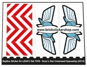 Replacement Sticker for Set 7593 - Buzz’s Star Command Spaceship