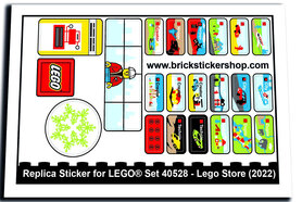 Replacement Sticker for Set 40528 - Lego Store